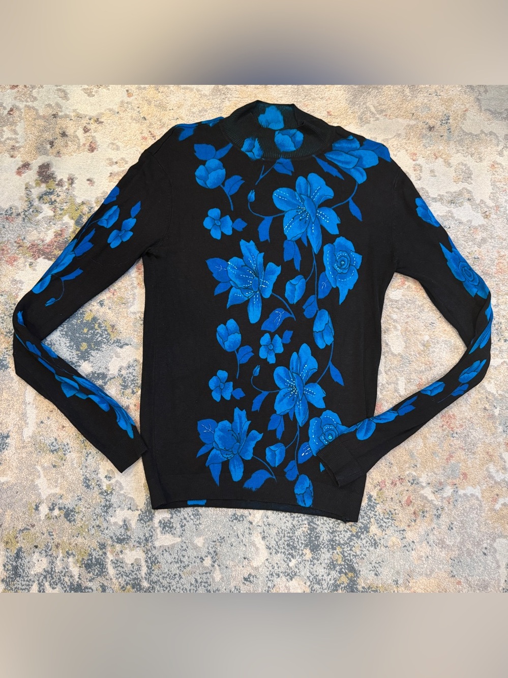 Diva Brand mock neck, long-sleeve sweater Size S/M UK, Medium US
